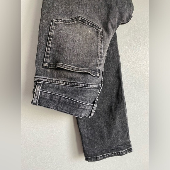 EVERLANE Men’s Black Gray Slim Faded Jeans Stretch Soft Classic Distressed 30x32 - Picture 6 of 9